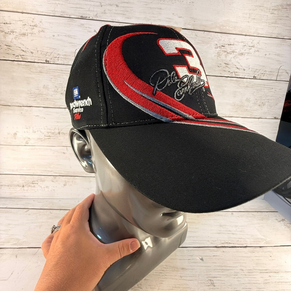 Dale Earnhardt Sr‎ Chase Authentics NASCAR Hat The Intimidator #3 Black Red NWT